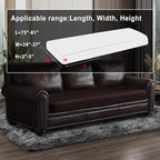 Leather Look Couch Cushion Covers Sofa Seat Slipcovers Sets Couches Furniture - Image 3