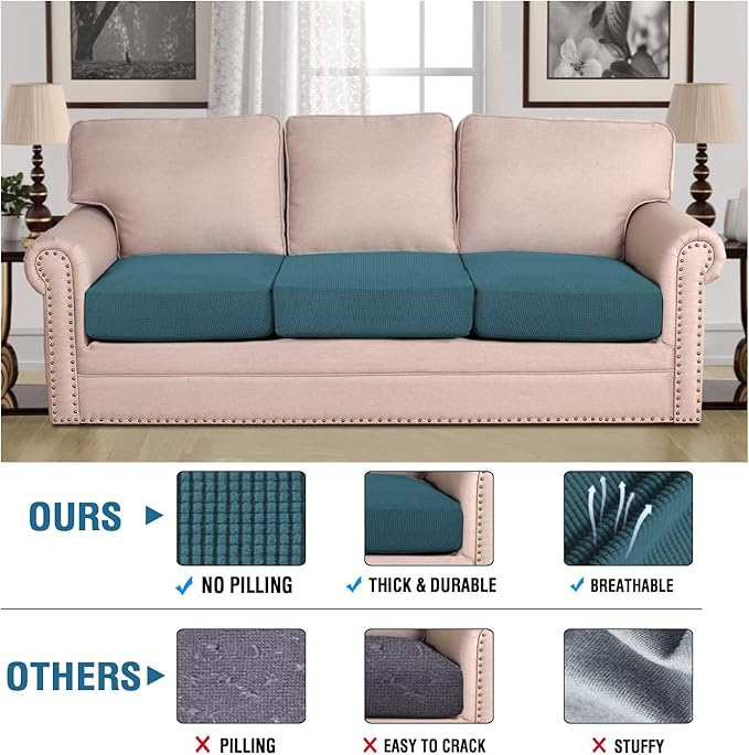 H.VERSAILTEX Super Stretch Individual Seat Cushion Covers - Image 2