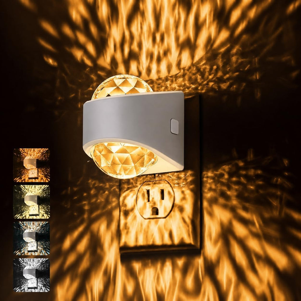 Briignite Night Light Plug into Wall, Color Changing Night Light for Kids