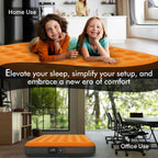 Luxchoice Air Mattress Queen with Cordless Pump 9'' Camping Air Mattress