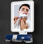 Lighted Shower Mirror Fogless for Shaving, Heated Fog Free Large 9.5*7inch