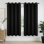 Joydeco Blackout Curtains 72 Inch Length 2 Panels Set, Thermal Insulated Long by JOYDECO