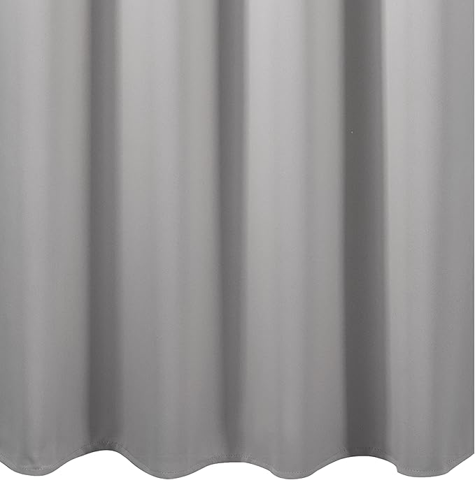LEMOMO Light Grey Blackout Curtains 66 x 63 Inch Length/Set of 2 Curtain - Image 9