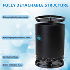 LIBODOUR Kitchen Utensil Holder,Extra Large 360°Rotating For Countertop