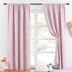 NICETOWN Pom Pom Blackout Curtains - Image 2