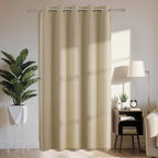 Joydeco Blackout Patio Sliding Door Curtains 84 Inches Long, Grommet Privacy by JOYDECO