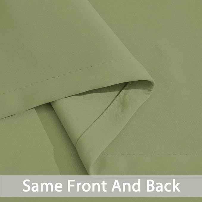 Yakamok Light Blocking Window Blackout Curtains Thermal Insulated Room - Image 5