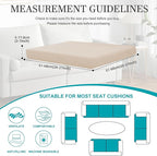 12Pcs Stretch Patio Cushion Covers, Outdoor Couch Covers Replacement, Outdoor - Image 2