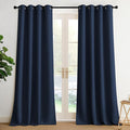 NICETOWN Room Darkening Draperies Curtains Panels, 2 Panels Navy Blue W52 x L90 by NICETOWN