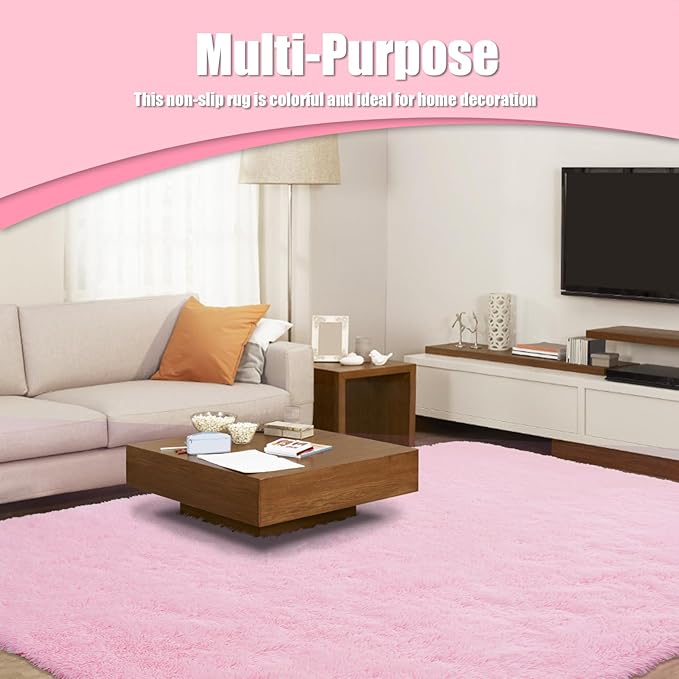 Ultra Soft Fluffy Area Rugs for Bedroom Living Room 10x14, Nursery Rug - Image 5