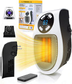 Smart Plug in Heater for Indoor Use,450W Wall Outlet Space Heater