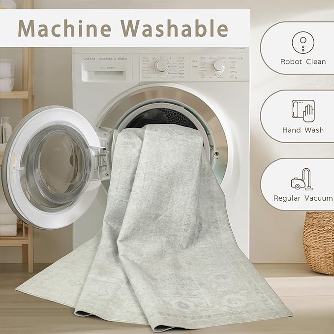 Washable Rugs 8x10 Area Rugs for Living Room, Dining Room- Large Ultra Soft - Image 4