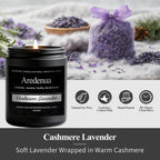 Cashmere Lavender Candles for Men, Candles for Home Scented, 7 oz