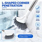 Revice Cleaning Brush,Extendable Crevice Cleaning Brush 2PCS