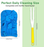 Reusable Duster Refill & Feather Dusters - 12 Pads, Dusting, Cleaning Tools