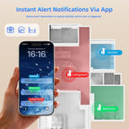 WiFi Door Sensor Chime, Smart Door Open Alert Window Sensor