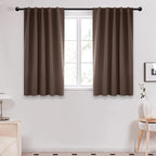 Deconovo Blackout Curtains, Thermal Insulated, W42 x L54 2 Panels, Back Tab by Deconovo
