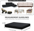 Outdoor Cushion Covers Set, Replacement - Image 2