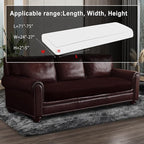 Leather Look Couch Cushion Covers Sofa Seat Slipcovers Sets Couches Furniture - Image 3