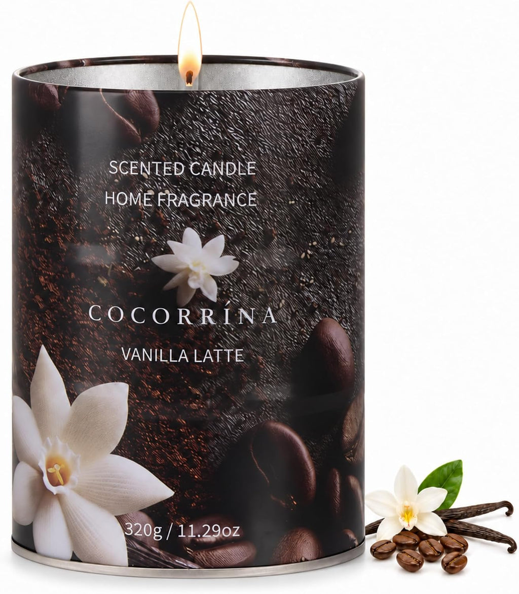 COCORRÍNA Creamy Vanilla Scented Candle for Home, 11.29 oz