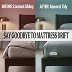 Bed Sheet Holder for Corners, New Upgrade Bed Sheet Grippers Dual-Side Lock Design, 4Pcs Bed Sheet Holders Heavy Duty Sheet Clips Fitted All Mattress Sizes, Lock Sheet Holders Keep Firm (White)