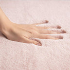 Ashler Faux Fur Rug, Ultra Soft Faux Rabbit Fur, 6 x 9 Feet Rectangle, Machine - Image 5