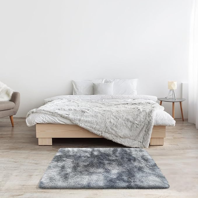 2x3 Fluffy Area Rugs for Bedroom Living Room, Small Soft Shag Fuzzy Rug - Image 7
