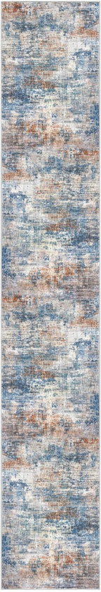 IOHOUZE Abstract Runner Rug 3x18 Ft Extra Long Washable Runners - Image 9