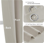 MIULEE Natural Blackout Curtains - Image 4