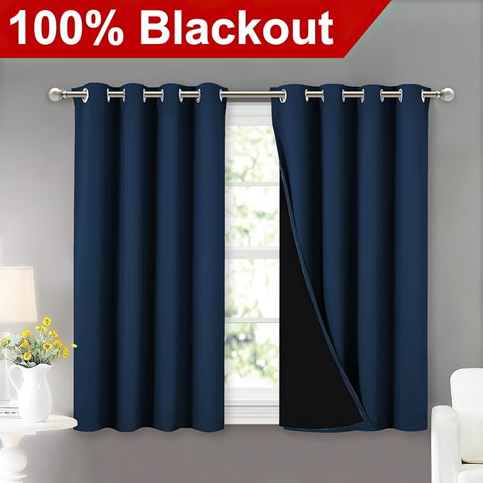 NICETOWN 100% Blackout Curtains - Image 2