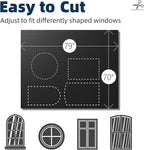 NIGHTON Portable Blackout Curtains 79"×70", Strong Hook and Loop Tape Strips - Image 5