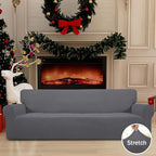 Easy-Going Stretch 4 Seater Sofa Slipcover 1-Piece Sofa Cover Furniture - Image 2