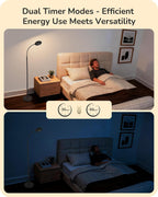 EDISHINE LED Floor Lamp 1300LM Super Bright Reading Floor Lamps Black