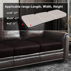 Leather Look Couch Cushion Covers Sofa Seat Slipcovers Sets Couches Furniture - Image 3