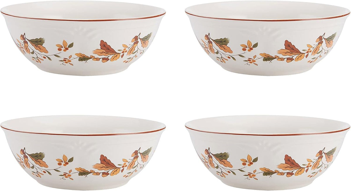 Pfaltzgraff Autumn Berry 16 Piece Dinnerware Set, Service for 4, Multi Colored