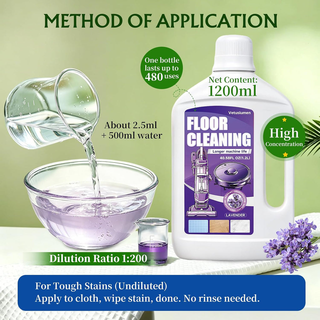 162.3 Fl Oz Floor Cleaning Solution for Mopping, 4 Fresh Scents