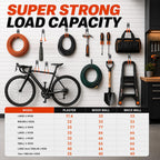 20 Pack Garage Storage Hooks with Anti-Slip Coating &Extension Cord Strap