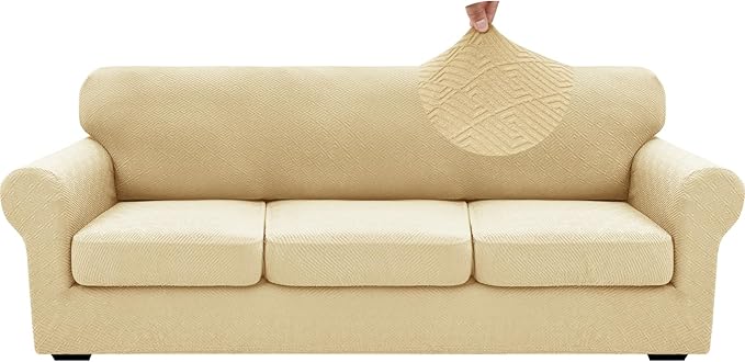 XINEAGE 2026 New 4 Pieces Extra Large Couch Covers - Image 8