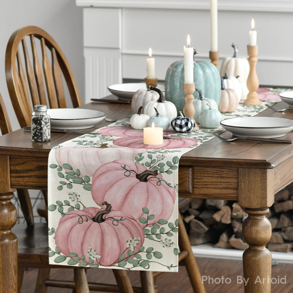 Artoid Mode 210 GSM Fall Table Runner Home Party Decor 13x120 Inch
