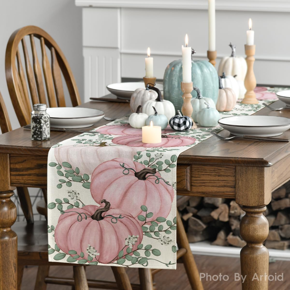Artoid Mode 210 GSM Fall Table Runner Home Party Decor 13x120 Inch