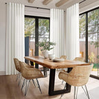 Nanspring Cream 80 inch Linen Curtains - Image 5