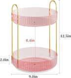 Rotating Makeup Organizer Countertop, Skincare Organizers