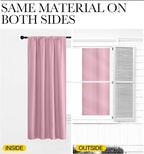 NICETOWN Blackout Curtains for Living Curtains, Rouge Pink, 2 Panels, 42 by 84 - Image 6