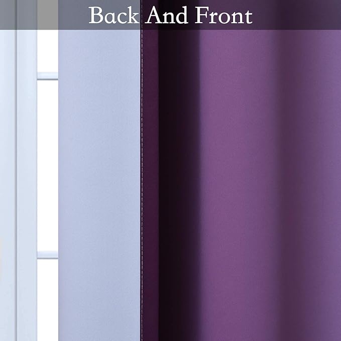 SimpleHome Ombre Room Darkening Curtains - Image 5