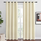NICETOWN Beige Room Darkening Curtains 86" Long by NICETOWN