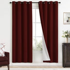 Yakamok Room Darkening 100% Blackout Curtains Grommet Window Treatments by Yakamok