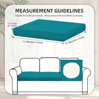 8Pcs Stretch Patio Cushion Covers, Outdoor Couch Covers Replacement, Outdoor - Image 2