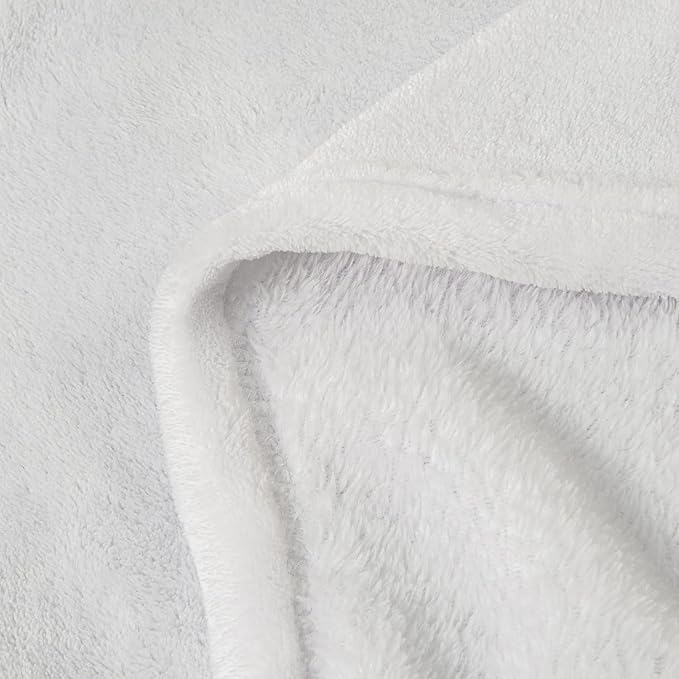BEDELITE Fleece Blanket White Throw Blanket - Image 5