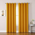ChrisDowa Room Darkening Curtains 80 Inches Long 2 Panels Set by ChrisDowa