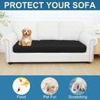 Smiry Printed Couch Cushion Covers, Stretch Soft Couch Covers - Image 7